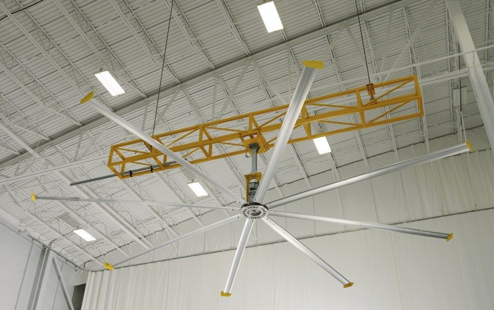 Big Ass Fans Powerfoil 8 – 24 ft Industrial Ceiling Fan (2 HP)
