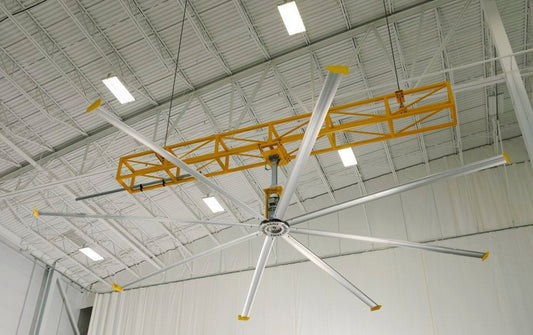 Big Ass Fans Powerfoil 8 – 24 ft Industrial Ceiling Fan (2 HP)